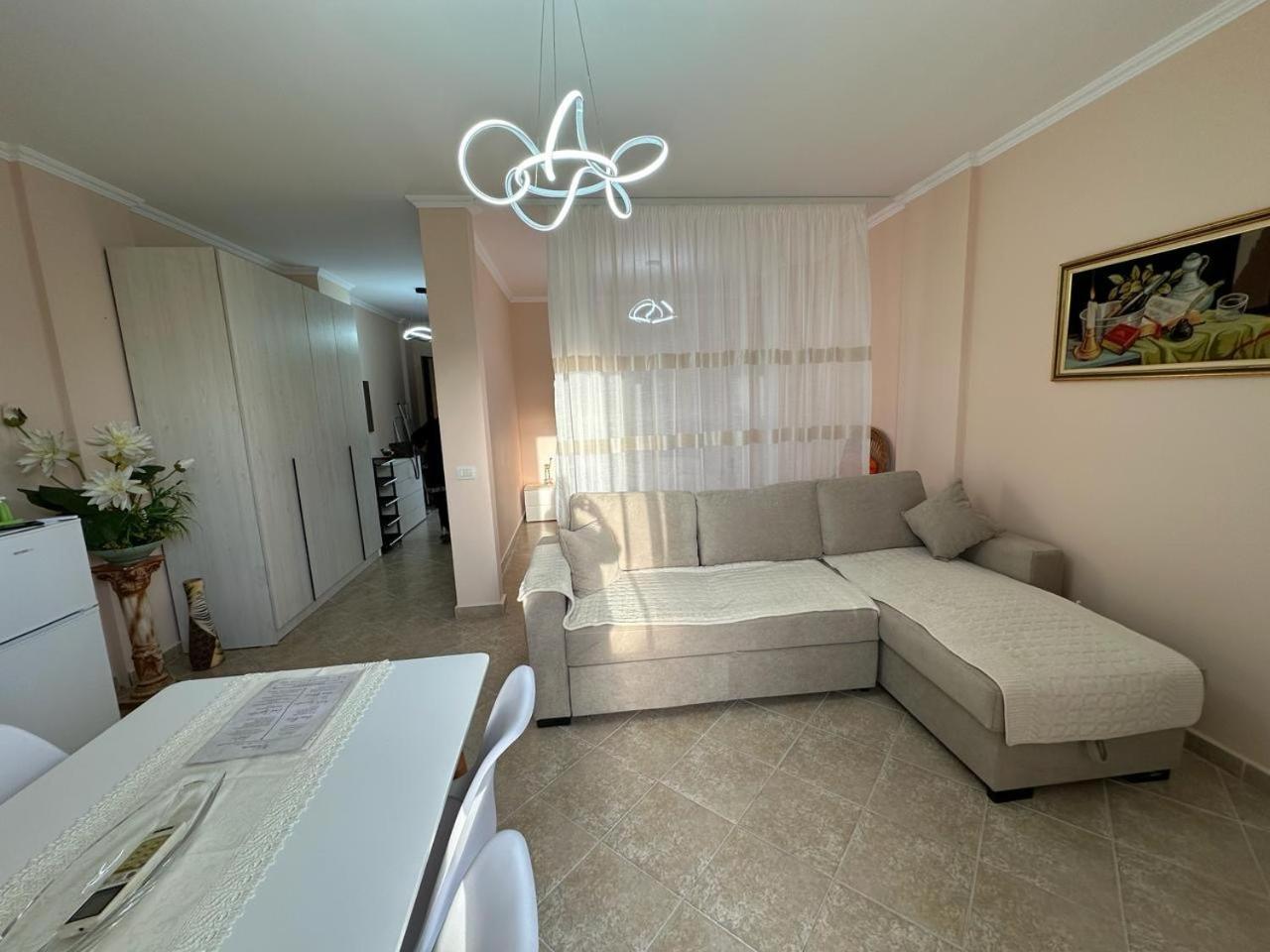 Sunset Sea View - Beachfront Balcony - Ac - Wifi Durrës Exterior foto